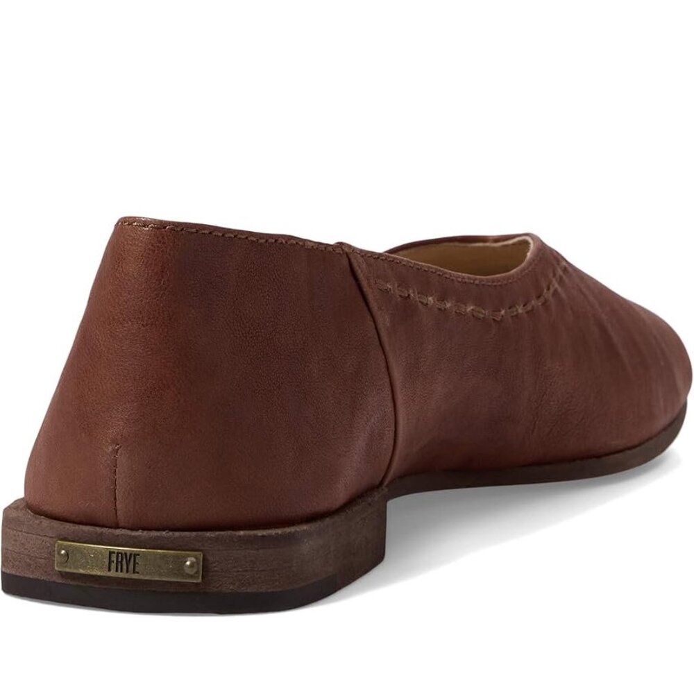 Frye Claire Cognac Flats Sz 7.5 - Picture 2 of 10